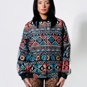 Chaqueta Azteca Azul