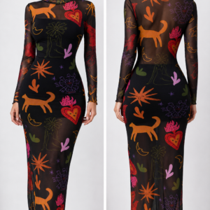 Vestido Jaguar oscuro