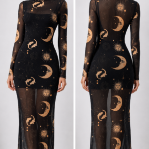 Vestido lunas coy