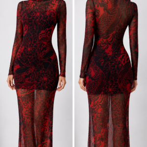 Vestido coy rojo