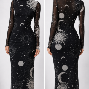 Vestido lunas y estrellas